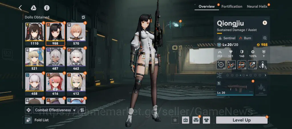Girls' Frontline Accounts GlobalDarkwinter| Starter Jiangyu(F1),Qiongjiu,Tol image 1