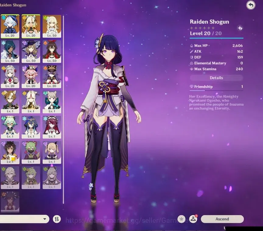 Genshin Impact Accounts Asia |AR 47|3 Limited+2(*5Wep)|Furina+Sign,Raiden, image 3