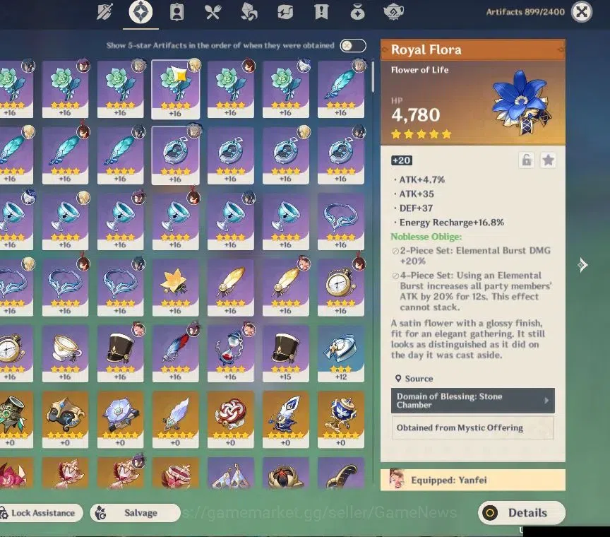 Genshin Impact Accounts Asia |AR 47|3 Limited+2(*5Wep)|Furina+Sign,Raiden, image 5