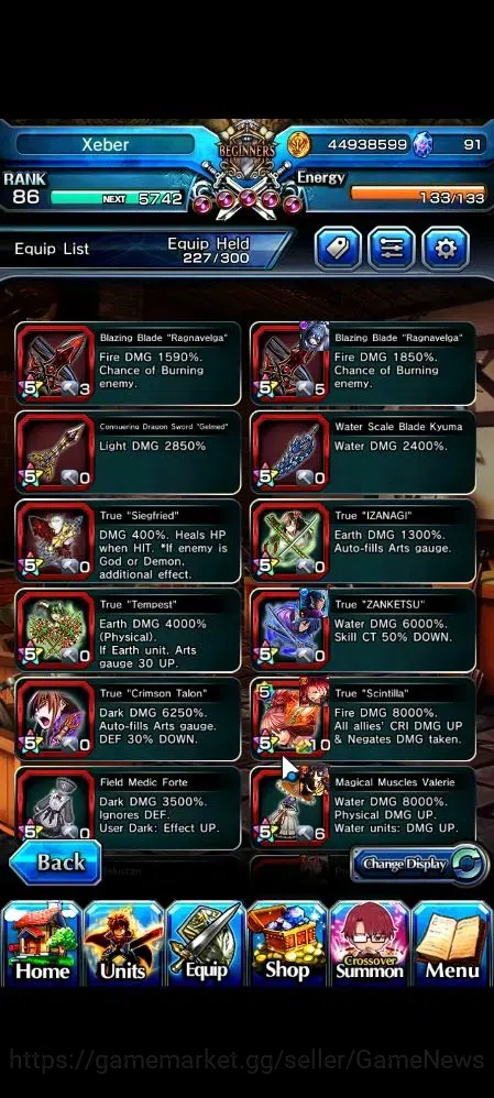 Grand Summoners Accounts Global|Rank 86|1 SP Art|32 Ascend 19 TW(Saitama,S  image 10