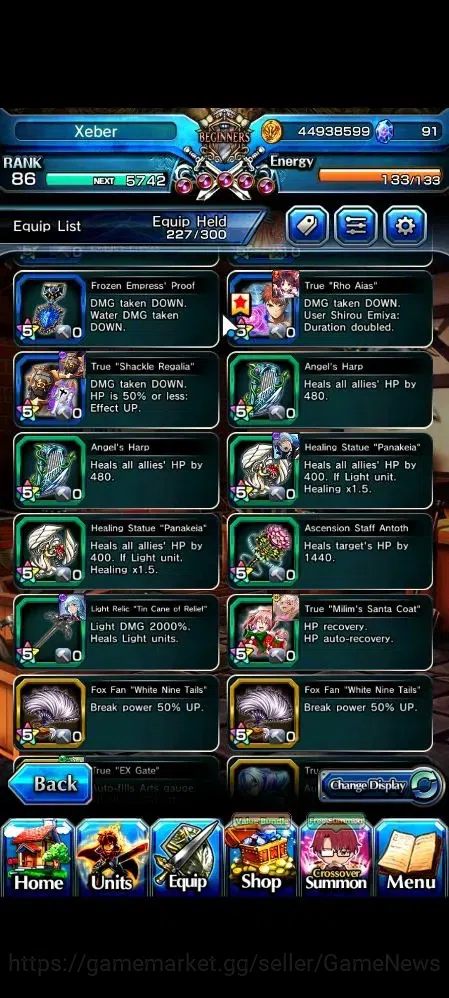 Grand Summoners Accounts Global|Rank 86|1 SP Art|32 Ascend 19 TW(Saitama,S  image 15