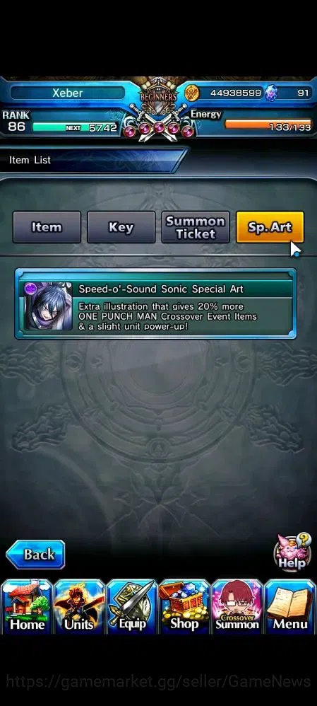 Grand Summoners Accounts Global|Rank 86|1 SP Art|32 Ascend 19 TW(Saitama,S  image 3