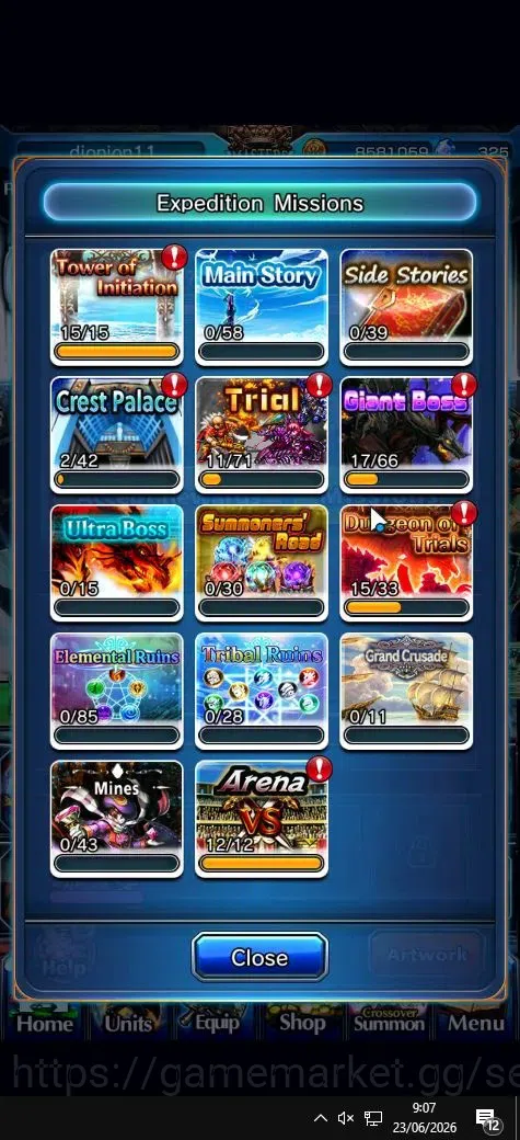 Grand Summoners Accounts Global|Rank 67|325 cc|16 Ascend+5 TW|[DL Rimuru,RR image 7