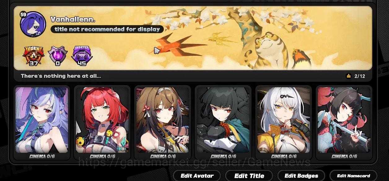 Zenless Zone Zero Accounts Asia ENDGAME| 21 Limit 3 VoidHunter (YeSung,Miyabi image 5