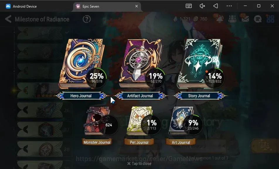 Epic Seven Accounts Starter GLOBAL Unverif|New Era|6 ML(Salome,C Lilias,BM Haste,Etc)+Ruiza,Ran,Landy,Etc|PoH+Bless ON|4,2K 5