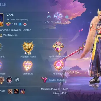 Mobile Legends: Bang Bang Accounts Others Global|473 Skin|Exalted|Kishin Lancelot|SasukeUchiha|2
