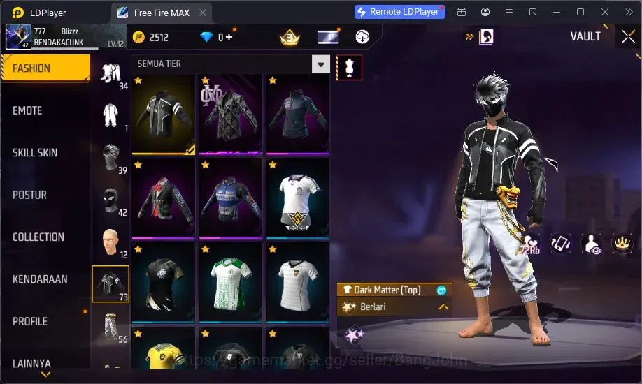 Free Fire Accounts Indonesia | Vault 73 | Gun M1014 Scorpio Shatter L image 13