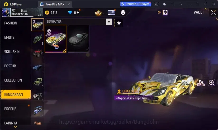 Free Fire Accounts Indonesia | Vault 73 | Gun M1014 Scorpio Shatter L image 8