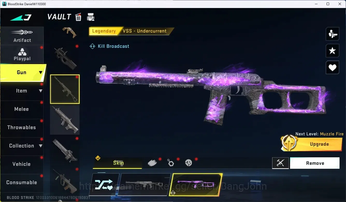 Blood Strike Accounts ASIA |1 Collab Gun:HK416-The Invincibl Mikey[TR]|2 image 3