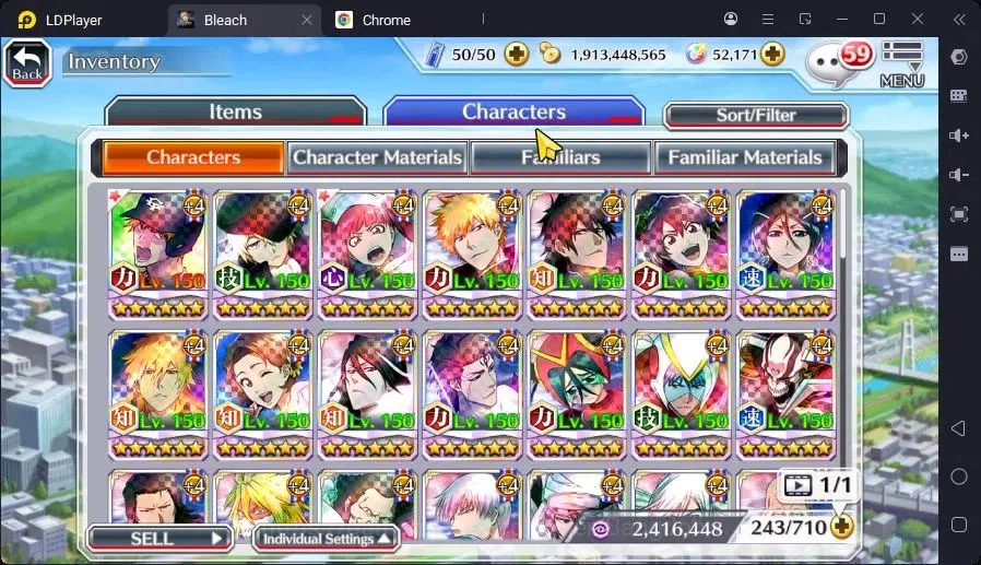 Bleach: Brave Souls Accounts Mid-Tier GLOBAL |52K Orb+MidGame|IchigoDreamTeam,Ichigo8TH,UlquioraTheHidden,Ulquiora 12