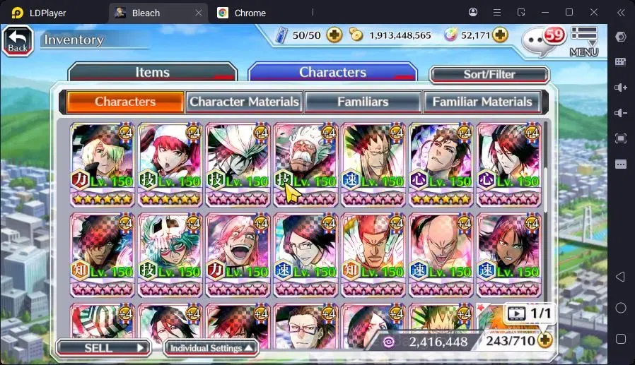 Bleach: Brave Souls Accounts Mid-Tier GLOBAL |52K Orb+MidGame|IchigoDreamTeam,Ichigo8TH,UlquioraTheHidden,Ulquiora 17