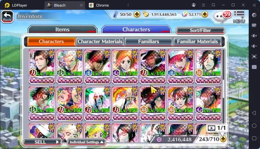 Bleach: Brave Souls Accounts Mid-Tier GLOBAL |52K Orb+MidGame|IchigoDreamTeam,Ichigo8TH,UlquioraTheHidden,Ulquiora 20