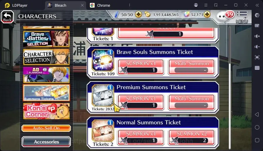 Bleach: Brave Souls Accounts Mid-Tier GLOBAL |52K Orb+MidGame|IchigoDreamTeam,Ichigo8TH,UlquioraTheHidden,Ulquiora 7