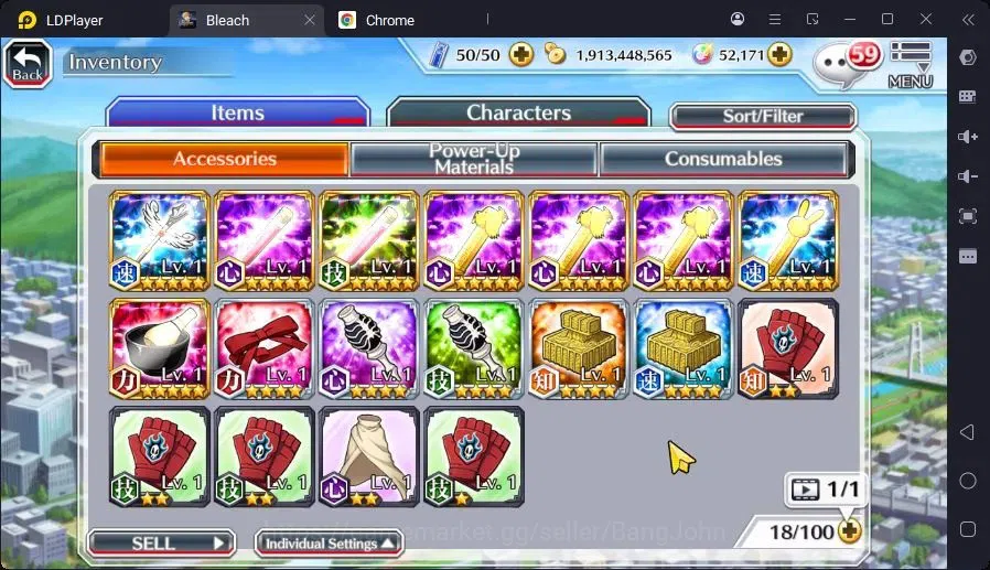 Bleach: Brave Souls Accounts Mid-Tier GLOBAL |52K Orb+MidGame|IchigoDreamTeam,Ichigo8TH,UlquioraTheHidden,Ulquiora 8