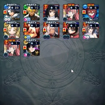 Grand Summoners Accounts End-Game Global|Rank 62|1,2k cc|12 Ascend+9 TW|[Roy,B Milim,Shizu,Isliid,Etc]+TW,S