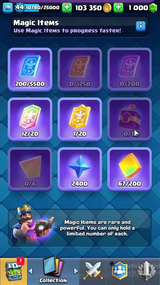 Clash Royale Accounts Lv 44|Trophy 9148|KTL 14|Limited Skin|Card 121|4 H image 15