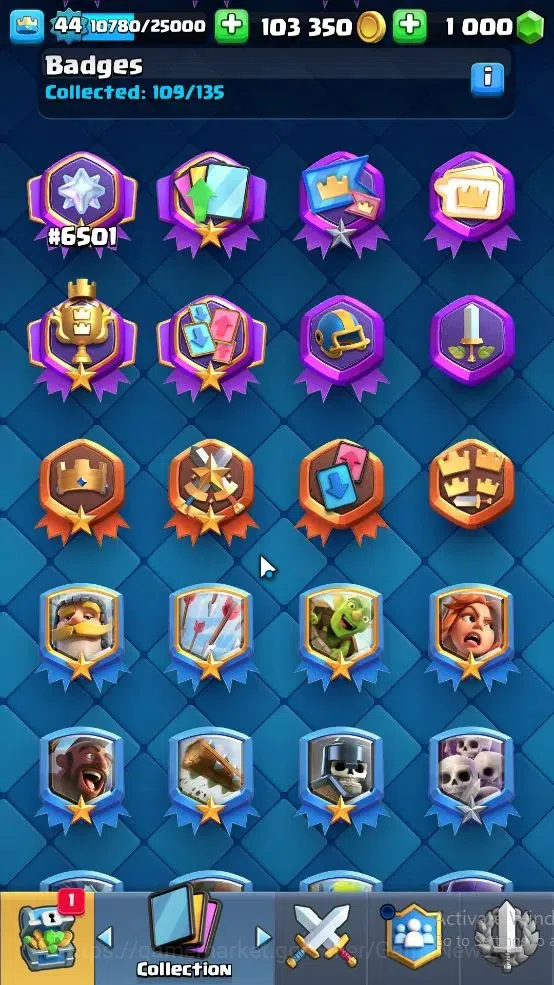 Clash Royale Accounts Lv 44|Trophy 9148|KTL 14|Limited Skin|Card 121|4 H image 20