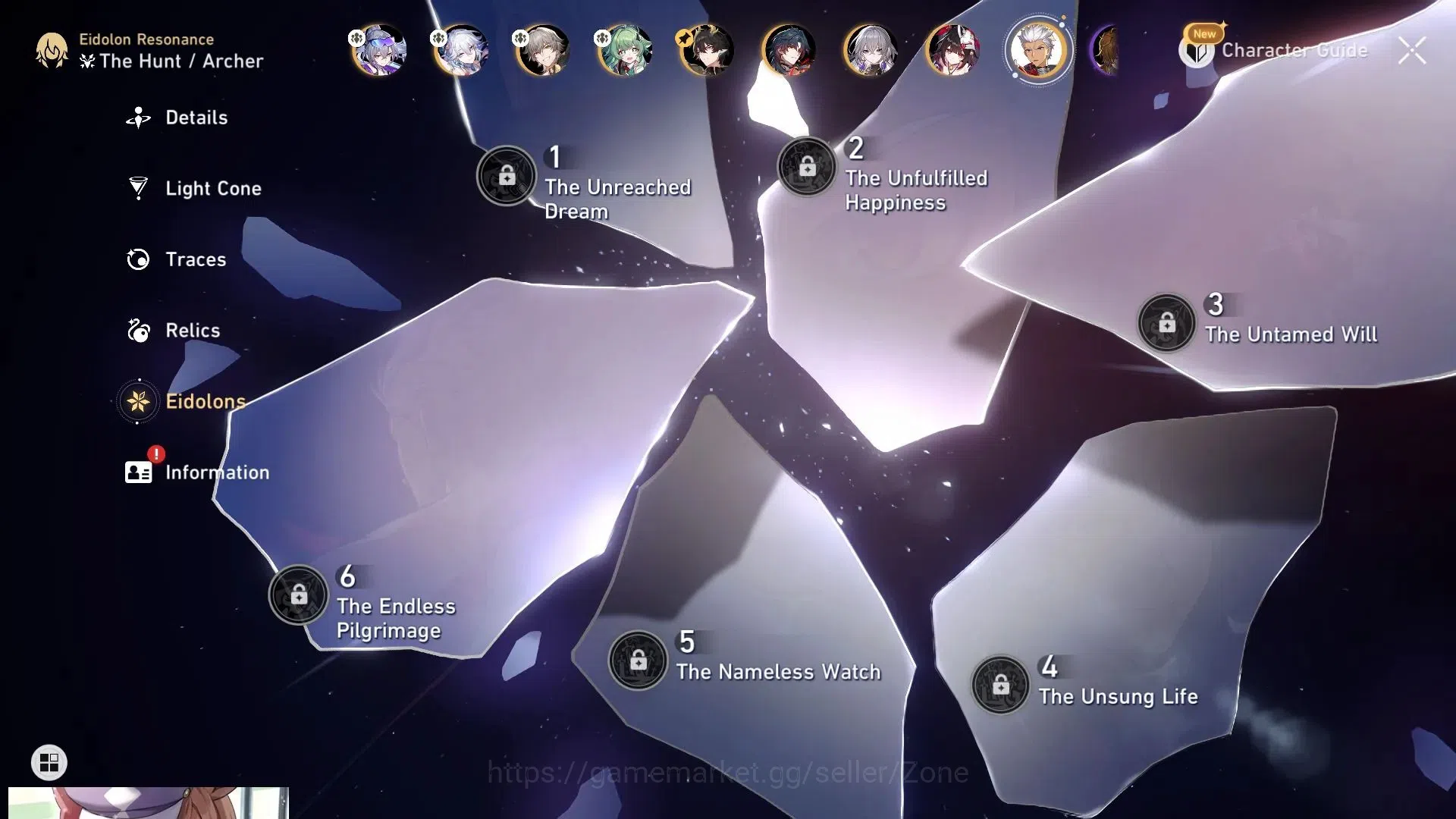 Honkai Star Rail Accounts ASIA|Silver Wolf LV.999|TL60|Yao Guang E1|25 Lv70 image 1