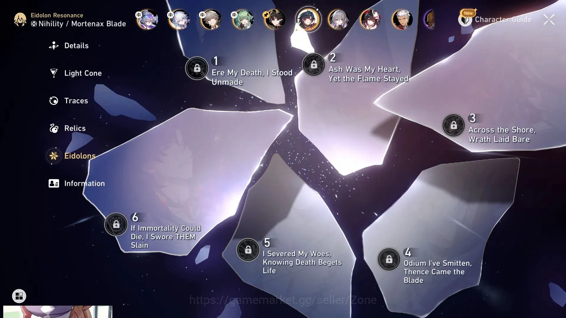 Honkai Star Rail Accounts ASIA|Silver Wolf LV.999|TL60|Yao Guang E1|25 Lv70 image 4