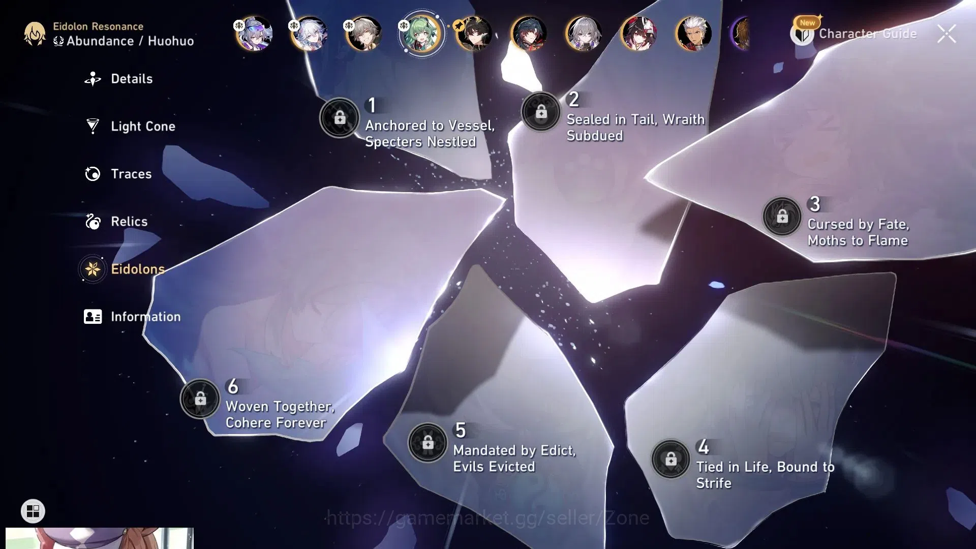 Honkai Star Rail Accounts ASIA|Silver Wolf LV.999|TL60|Yao Guang E1|25 Lv70 image 6