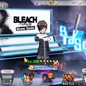 Bleach: Brave Souls Accounts High-End Global |613K BP+50K Orb|End Game|4K Acc Ticket|Aizen TYBW26|Aizen, Grimmjow