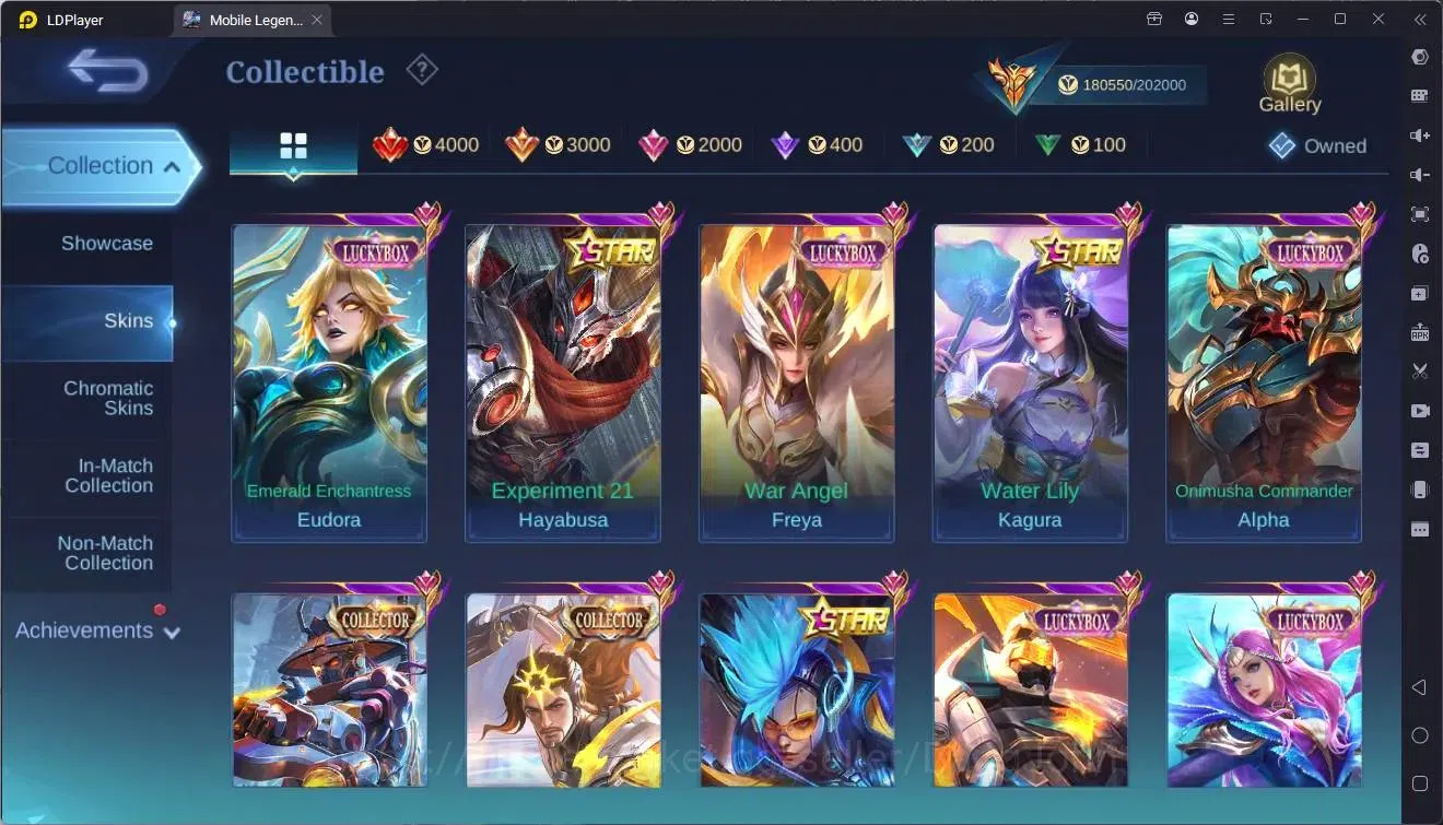 Mobile Legends: Bang Bang Accounts Global |Hero 109|Skin 430|Mega|Legend Lunox|Naruto image 12