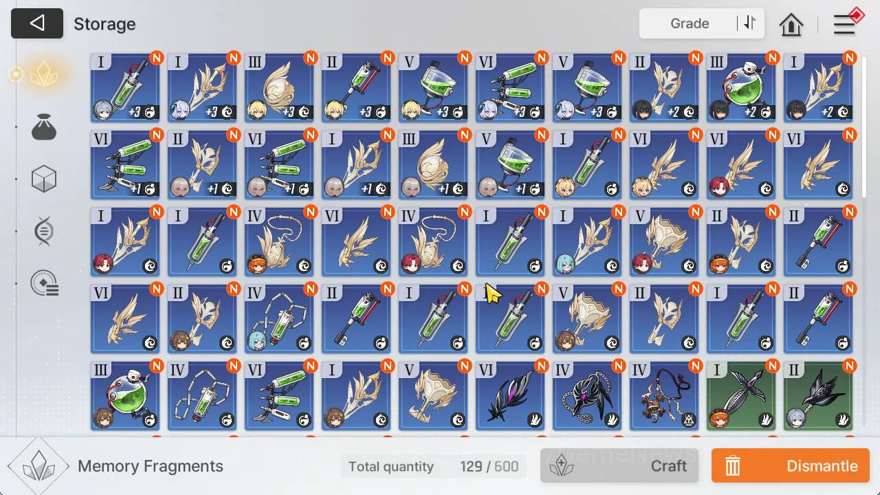 Chaos Zero Nightmare Accounts [Global] Lv39|1 Omega+2,5K Crystal|4 SSR[Tipheria, image 14