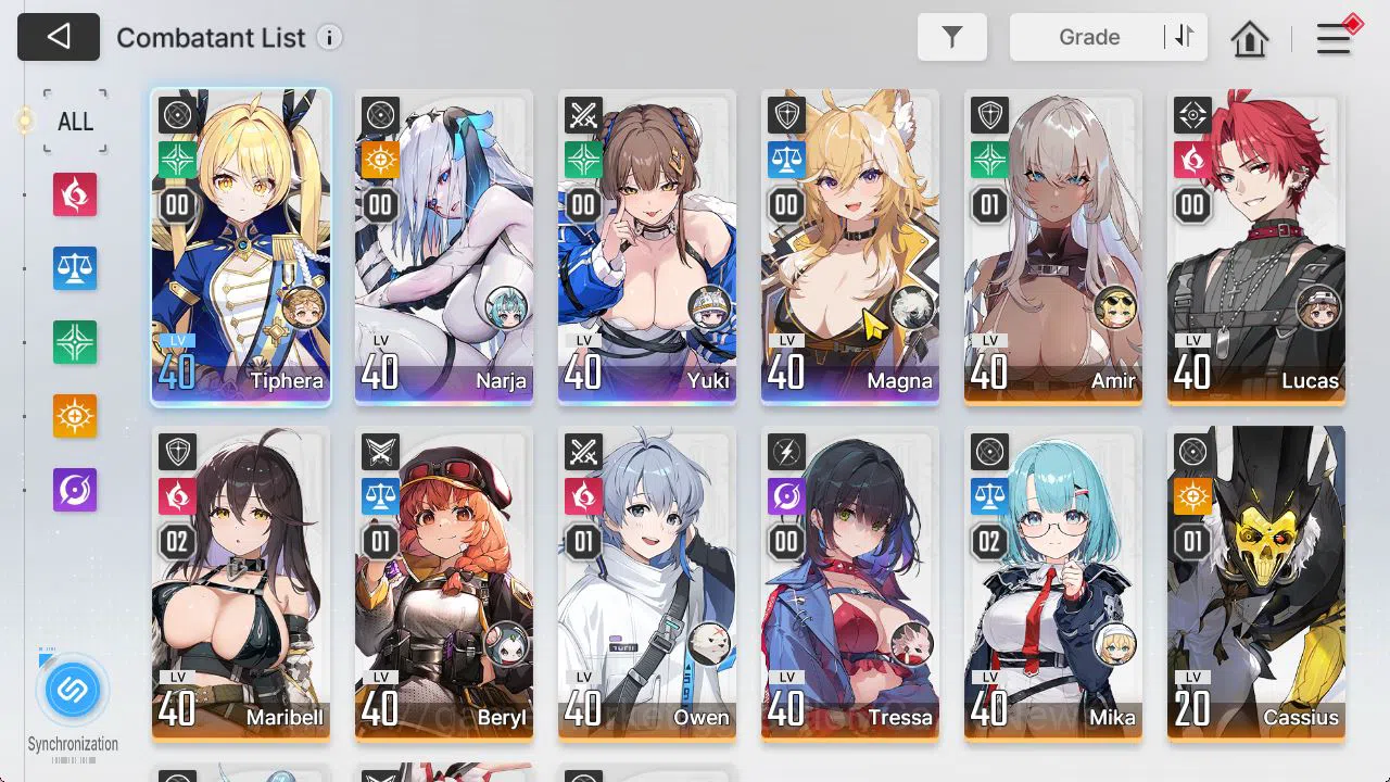 Chaos Zero Nightmare Accounts [Global] Lv39|1 Omega+2,5K Crystal|4 SSR[Tipheria, image 3