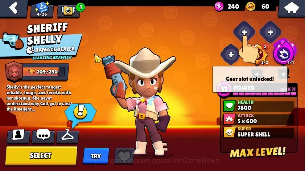 Brawl Stars Accounts 1003 Trophy|15 Brawlers 4 Max Lvl [Edgar,Stu,Frank image 12