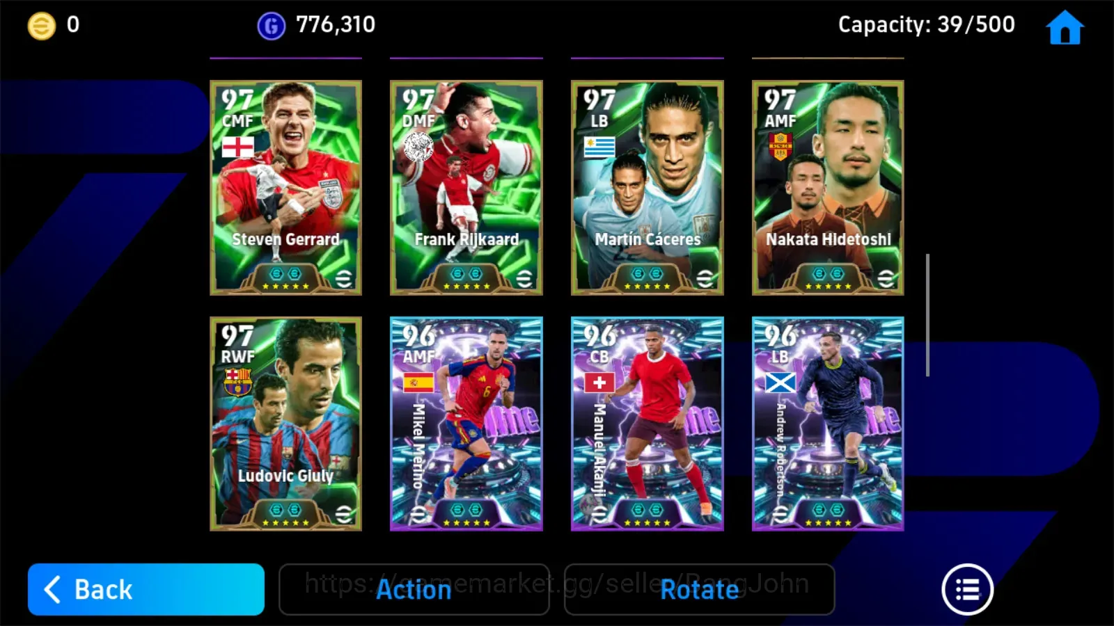 eFootball Accounts を購入 - Android | PW 3226 | Pele BigT,Yaya