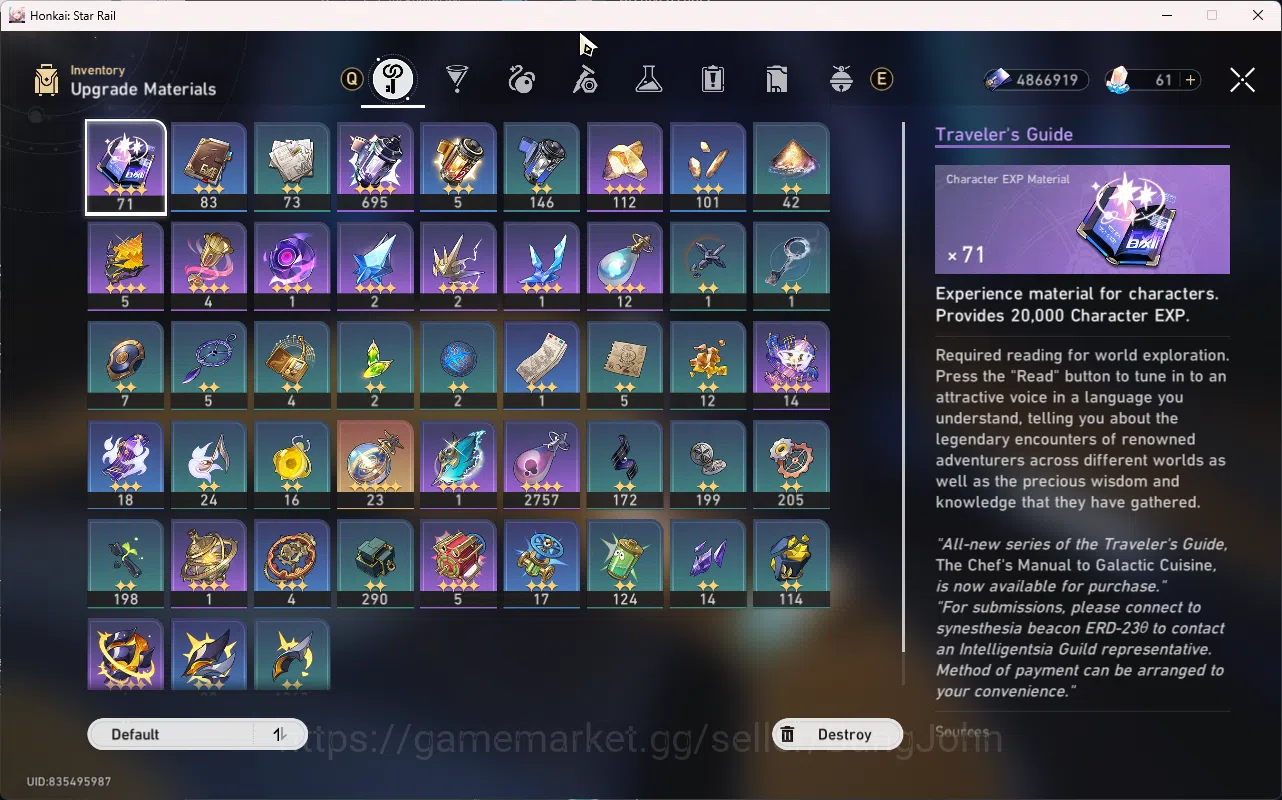 Honkai Star Rail Accounts ASIA | TL 62 | 4 Limit | Evernight | Hyacine | Tri image 5