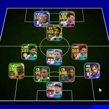 eFootball Accounts Legends & Iconic Players Android|Big Time(Lionel Messi,Declan Rice)|ShowTime Kylian Mbappe,Epic Xabi