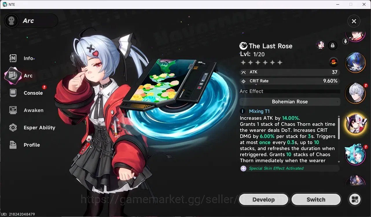 Neverness to Everness Accounts SEA|Lv.9|4 S-Class [Lacrimosa+Sign,Nanally],Daffod image 3