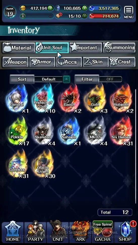 Last Cloudia Accounts Endgame GLOBAL|Rank 19|100k Crystal|Collab BraveFrontier (G Tilith,FG Vargas)+Top Tier(G Lilaha,Kanon 11