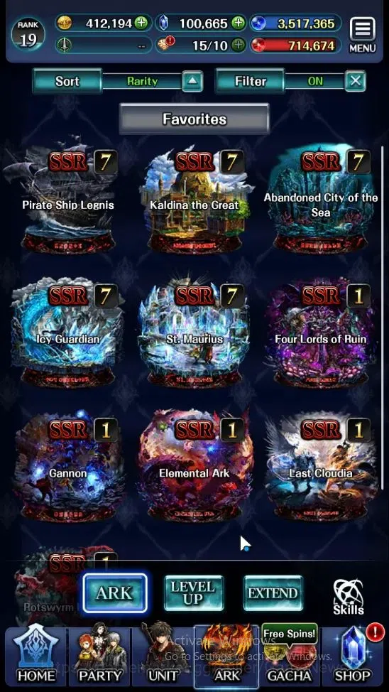 Last Cloudia Accounts Endgame GLOBAL|Rank 19|100k Crystal|Collab BraveFrontier (G Tilith,FG Vargas)+Top Tier(G Lilaha,Kanon 4