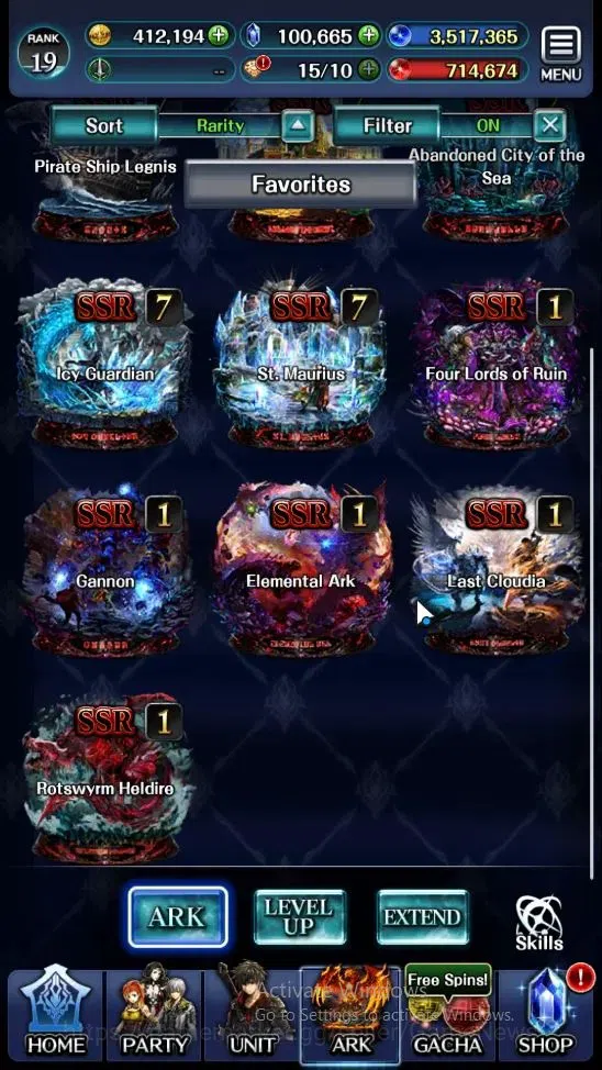 Last Cloudia Accounts Endgame GLOBAL|Rank 19|100k Crystal|Collab BraveFrontier (G Tilith,FG Vargas)+Top Tier(G Lilaha,Kanon 5