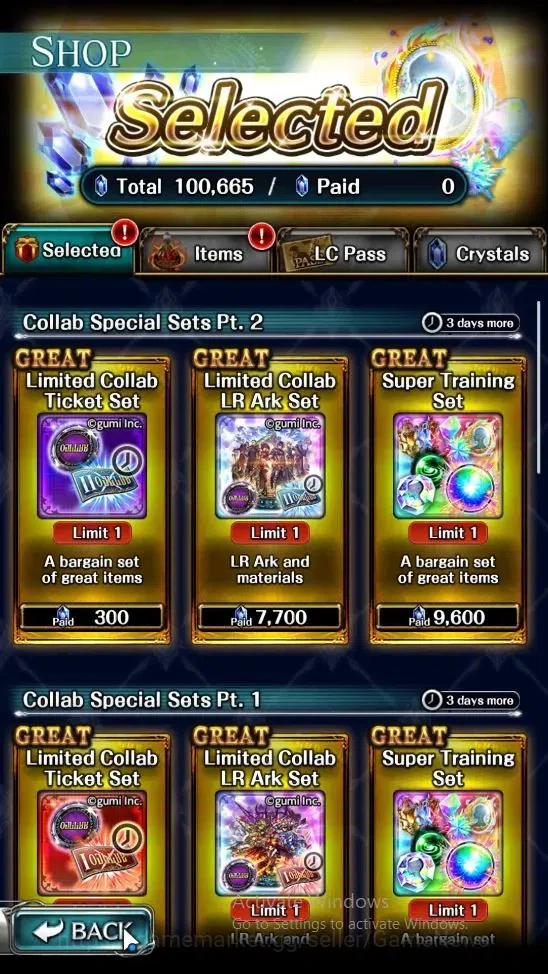 Last Cloudia Accounts Endgame GLOBAL|Rank 19|100k Crystal|Collab BraveFrontier (G Tilith,FG Vargas)+Top Tier(G Lilaha,Kanon 9