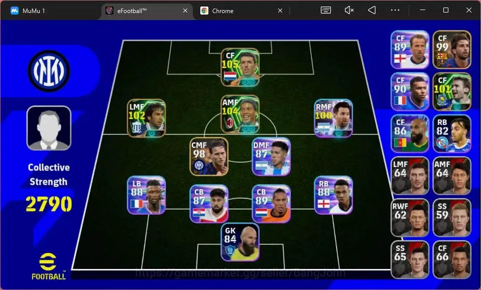 eFootball Accounts Android|PW 2790 |Epic Makaay, Ronaldinho, Shevchen image 2