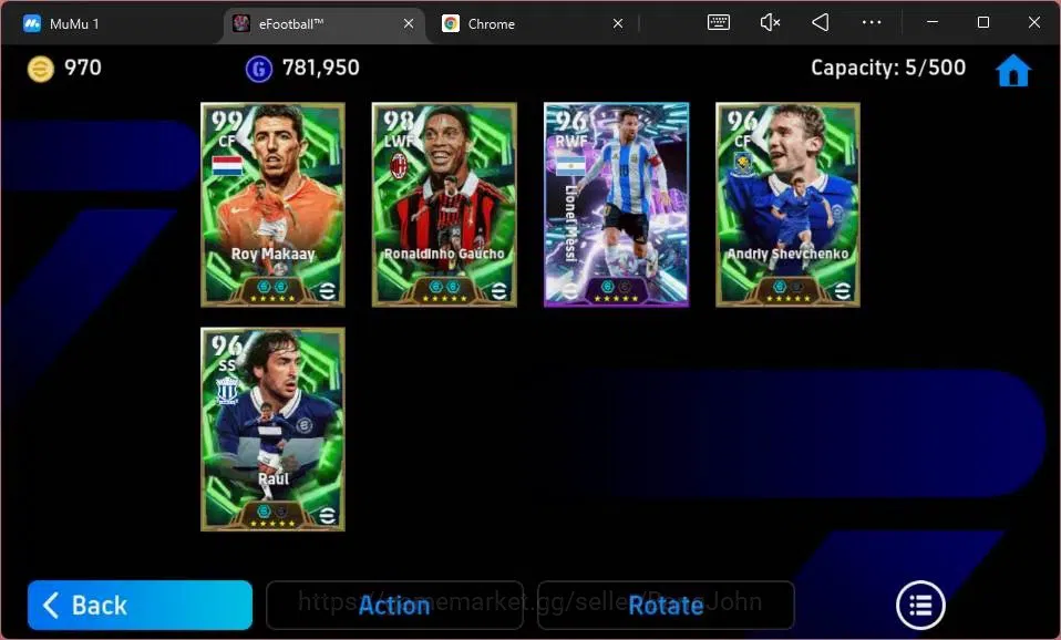 eFootball Accounts Android|PW 2790 |Epic Makaay, Ronaldinho, Shevchen image 3