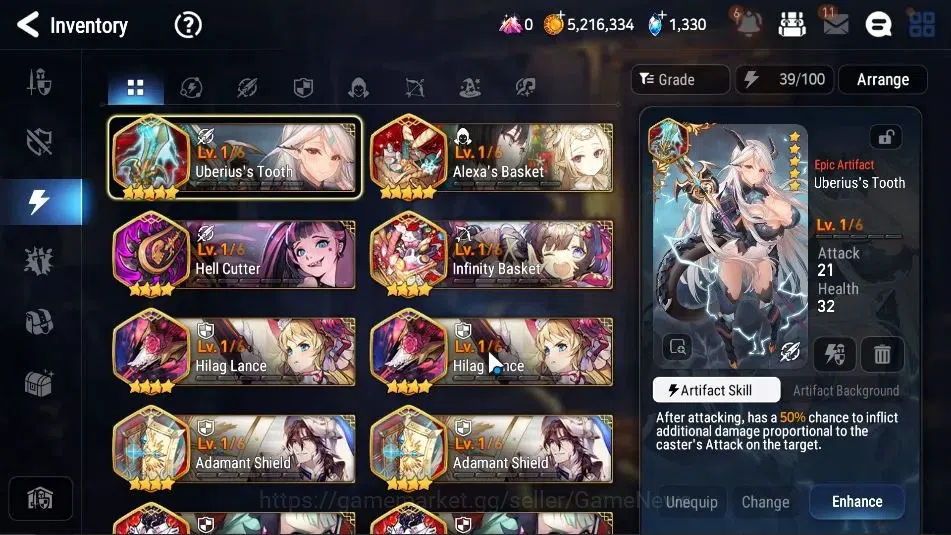 Epic Seven Accounts GLOBAL Unverif|New Era|2 ML(Rhiana & Luciel,LH Cer image 15
