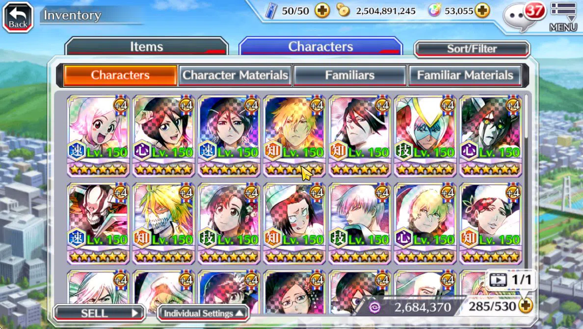Bleach: Brave Souls Accounts [GLOBAL]53K Orbs|Valentine26(Yachiru,Rukia),Rukia, image 8