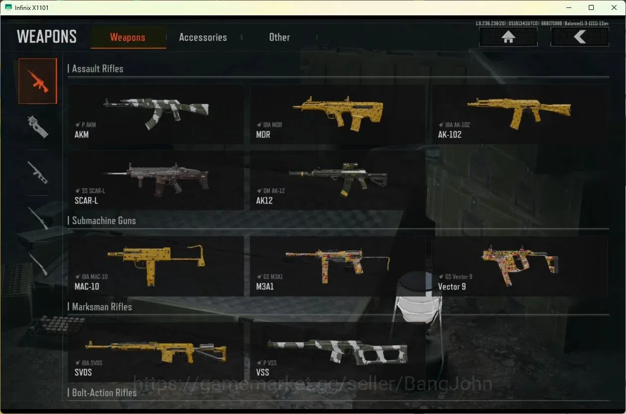 Arena Breakout Accounts Mobile | | SR 90 | SV 7.9 M | CV 4.2 M | SS SCAR-L image 6