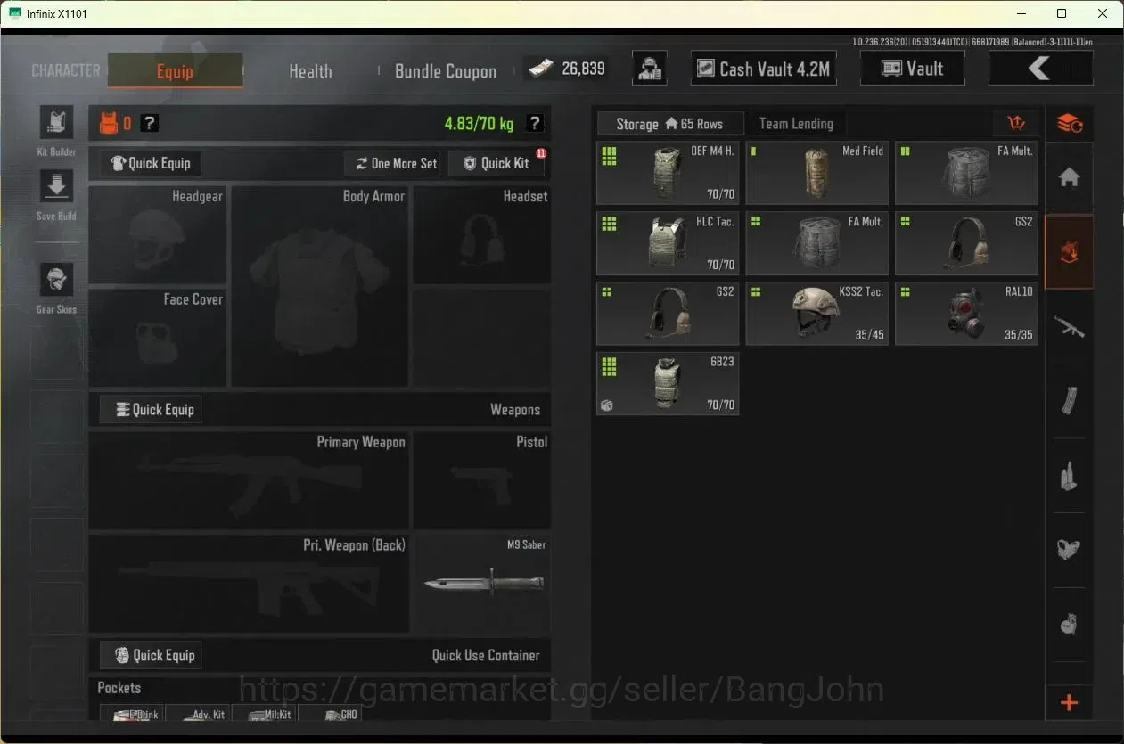 Arena Breakout Accounts Mobile | | SR 90 | SV 7.9 M | CV 4.2 M | SS SCAR-L image 8
