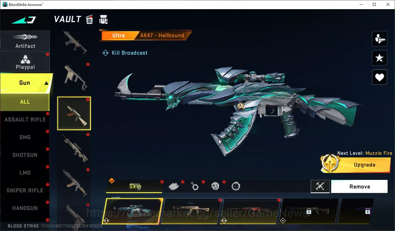 Blood Strike Accounts ASIA|1 ETERNAL Kraken-VoidCloak+ MELE Katar-Claw|9 image 7