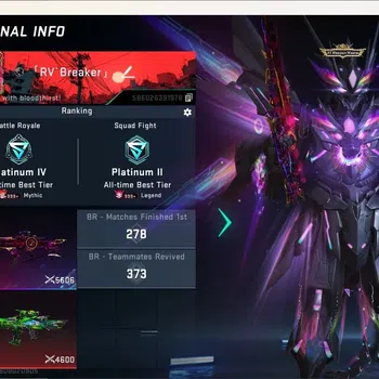 Blood Strike Accounts Others ASIA|Evo Gun:KAG-6 - Matrix|3 Eternal Gun|5 Collab Gun|9 Eternal Striker|3 Ultra Melee|Check SS