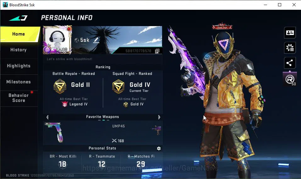 Blood Strike Accounts ASIA|ETERNAL QBZ95-Whisper Lv2|10 ULTRA[ETHAN,JET, image 2