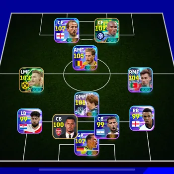 eFootball Accounts Legends & Iconic Players ovr 3190 • showtime harry kane • showtime de buryn • showtime neuer • showtime