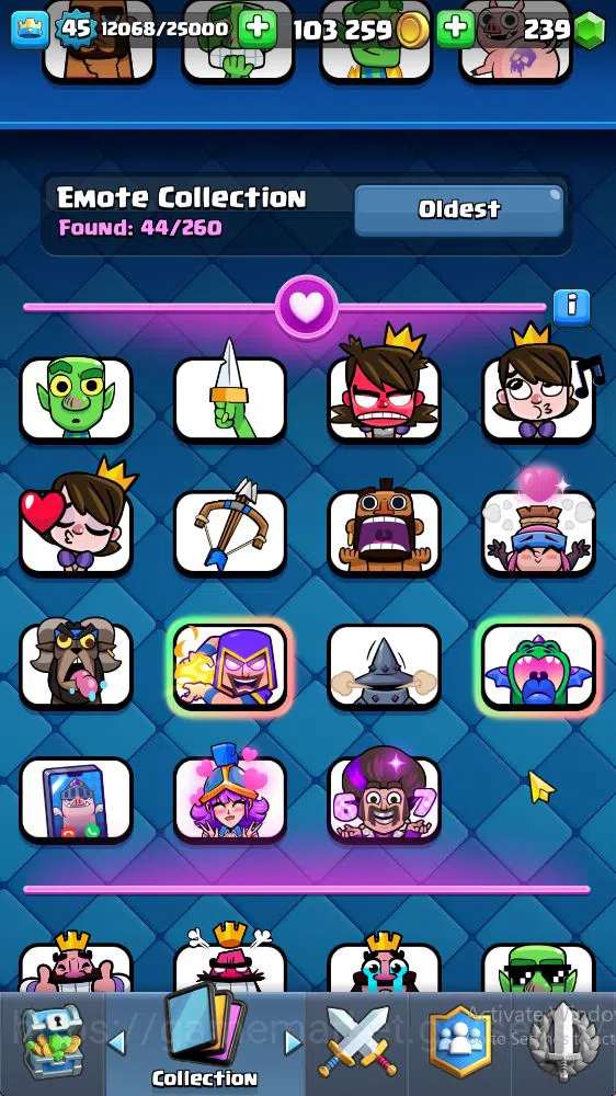Clash Royale Accounts Midgame Lvl 45|Trophy 8310|KTL 14|Limited Skin|Card 121|9 EVO 8 Champ 21 Legendary 33 Epic,30 Rare,29 16