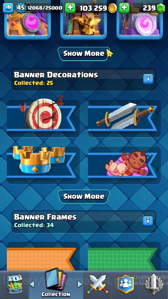 Clash Royale Accounts Midgame Lvl 45|Trophy 8310|KTL 14|Limited Skin|Card 121|9 EVO 8 Champ 21 Legendary 33 Epic,30 Rare,29 17