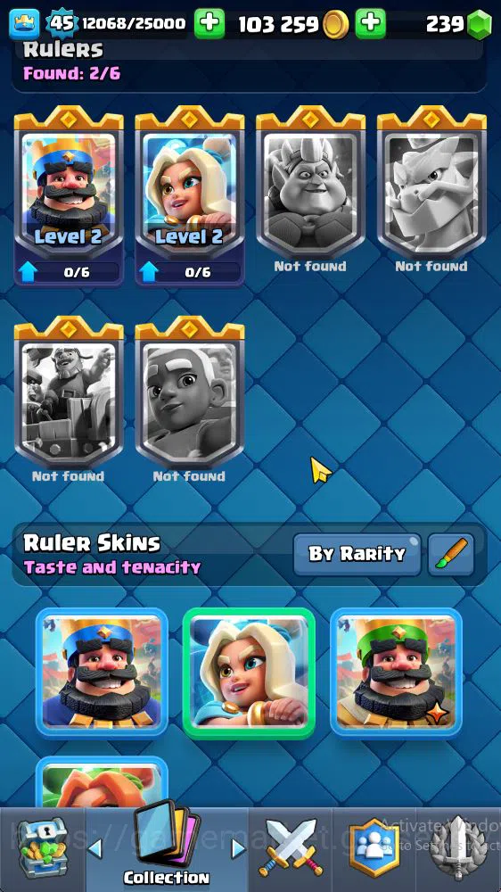 Clash Royale Accounts Midgame Lvl 45|Trophy 8310|KTL 14|Limited Skin|Card 121|9 EVO 8 Champ 21 Legendary 33 Epic,30 Rare,29 19